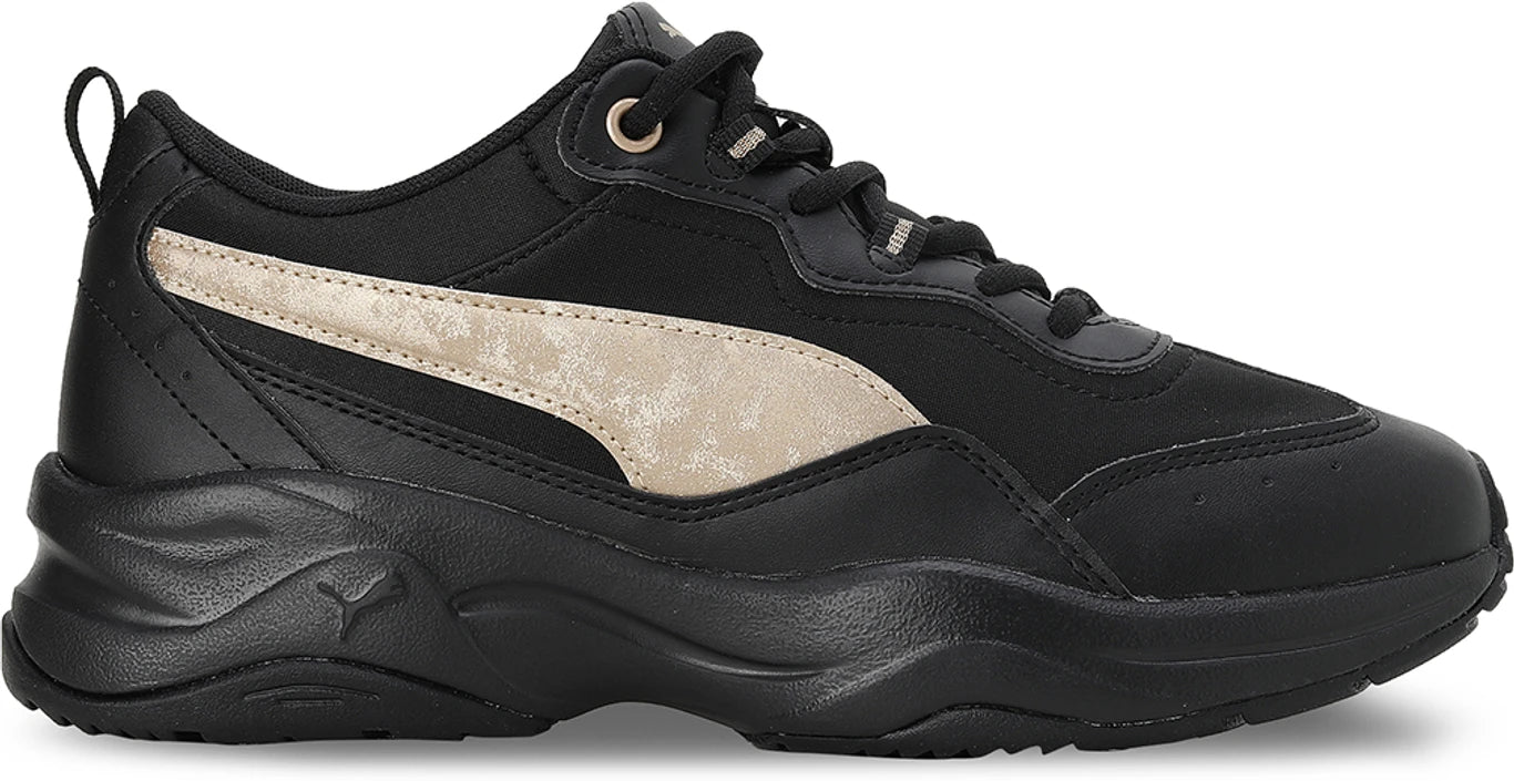 PUMA Cilia Space Metallics Casuals For Women (Black , 4)