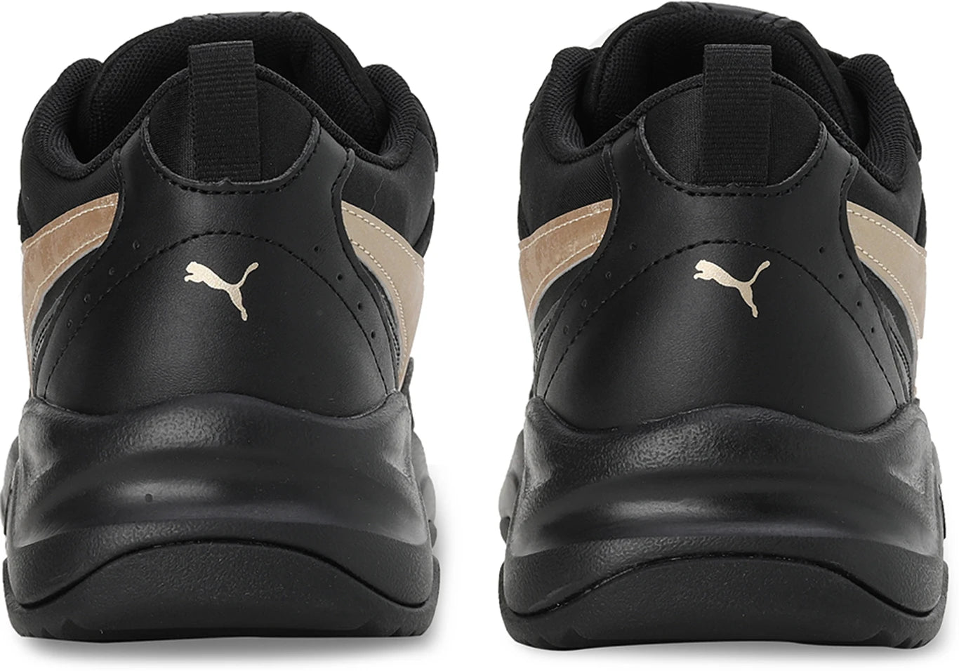 PUMA Cilia Space Metallics Casuals For Women (Black , 4)