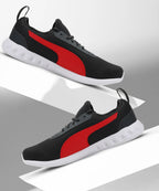 Puma Trace V2 IDP Running Shoes For Men (Dark Shadow-High Risk Red  , 11 )