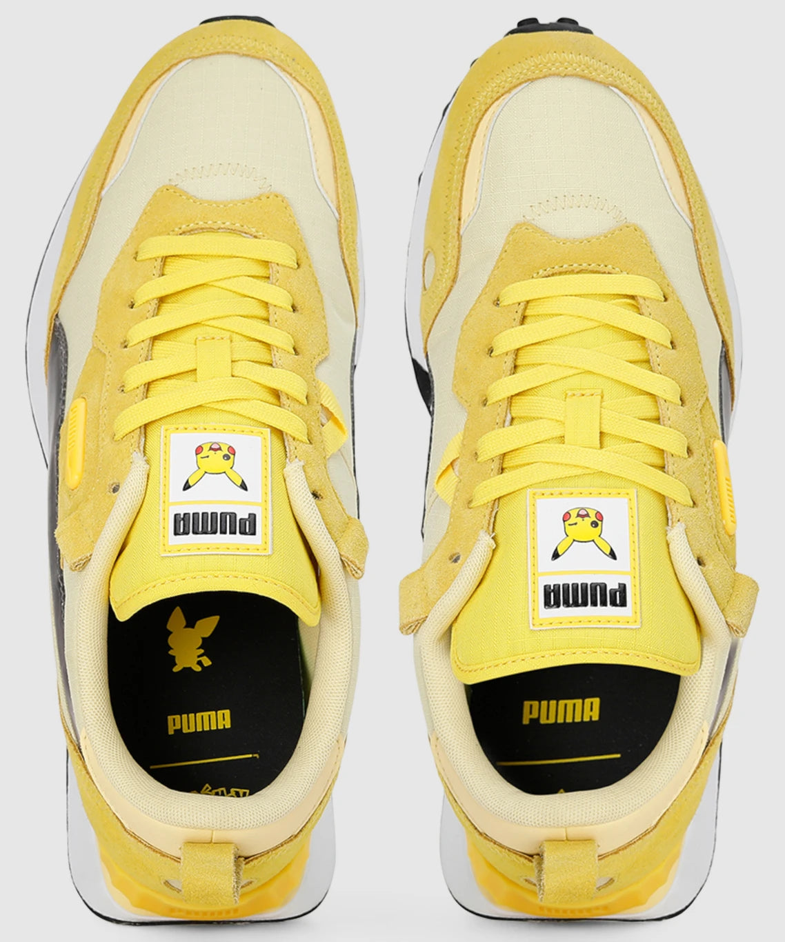 PUMA Rider FV PIKACHU Sneakers For Men (Yellow , 10 UK )