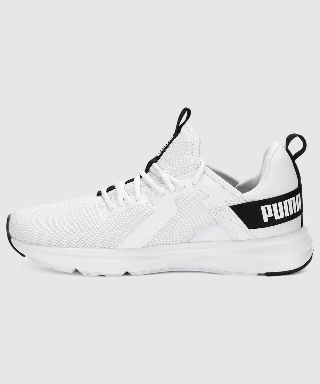 PUMA Enzo Stridance IDP Running Shoes For Men (Black-White , 7)
