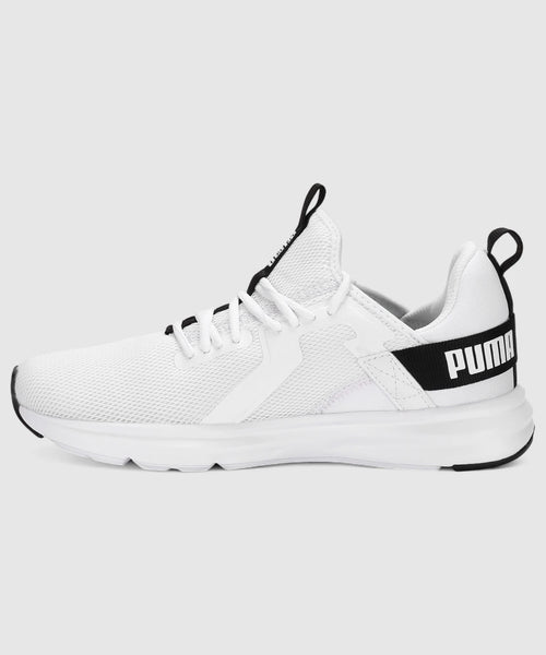 PUMA Enzo Stridance IDP Running Shoes For Men (Black-White , 7)