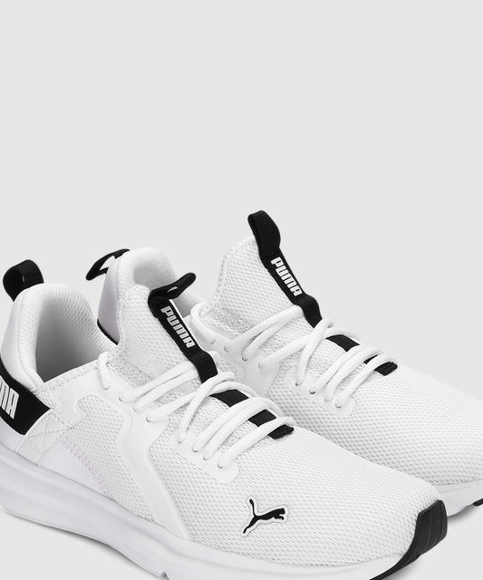 PUMA Enzo Stridance IDP Running Shoes For Men (Black-White , 7)