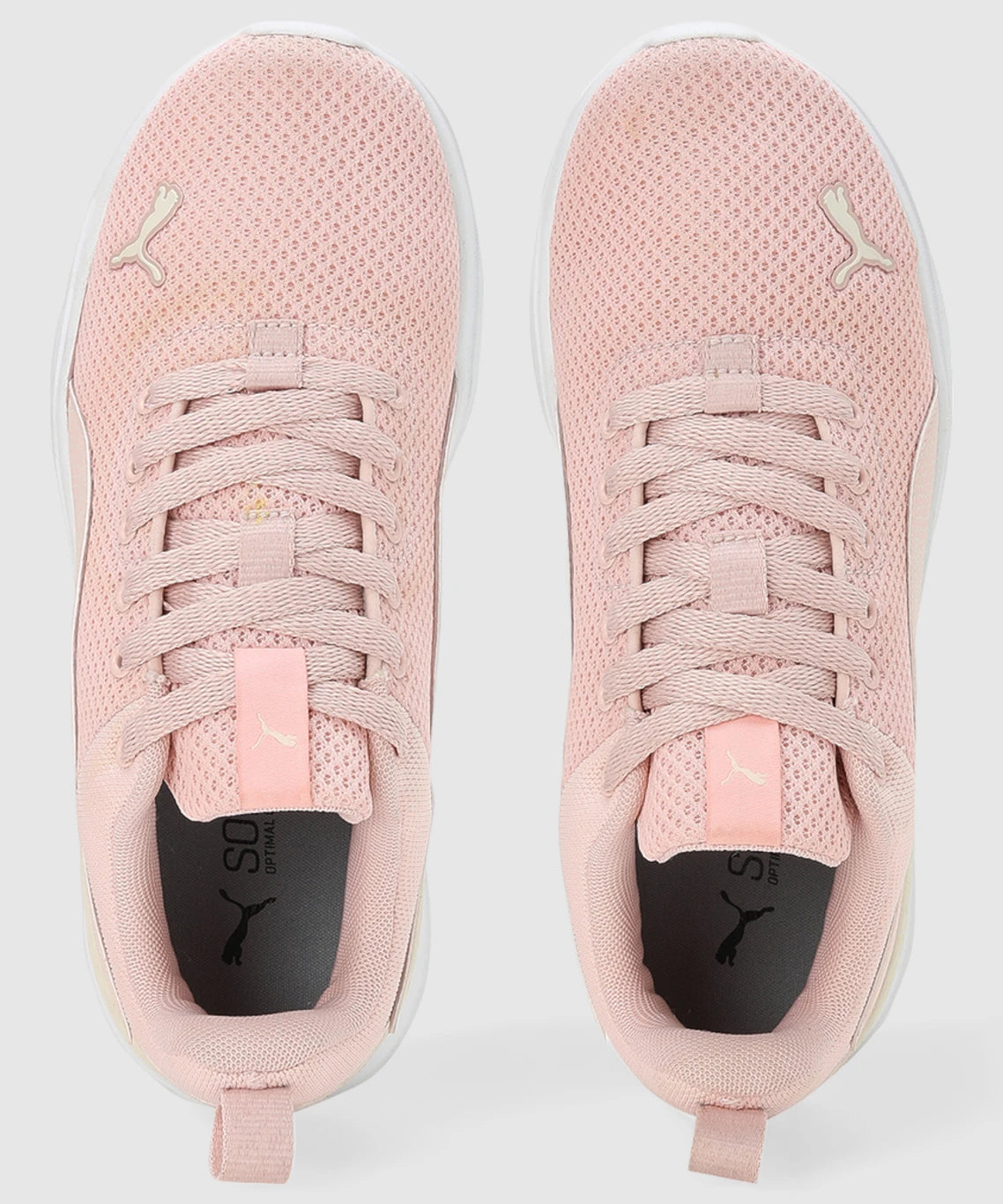 PUMA Anzarun Camo Wns Casuals For Women (Rose Dust-Pristine-White  , 4 UK )