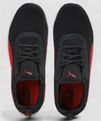 Puma Trace V2 IDP Running Shoes For Men (Dark Shadow-High Risk Red  , 11 )