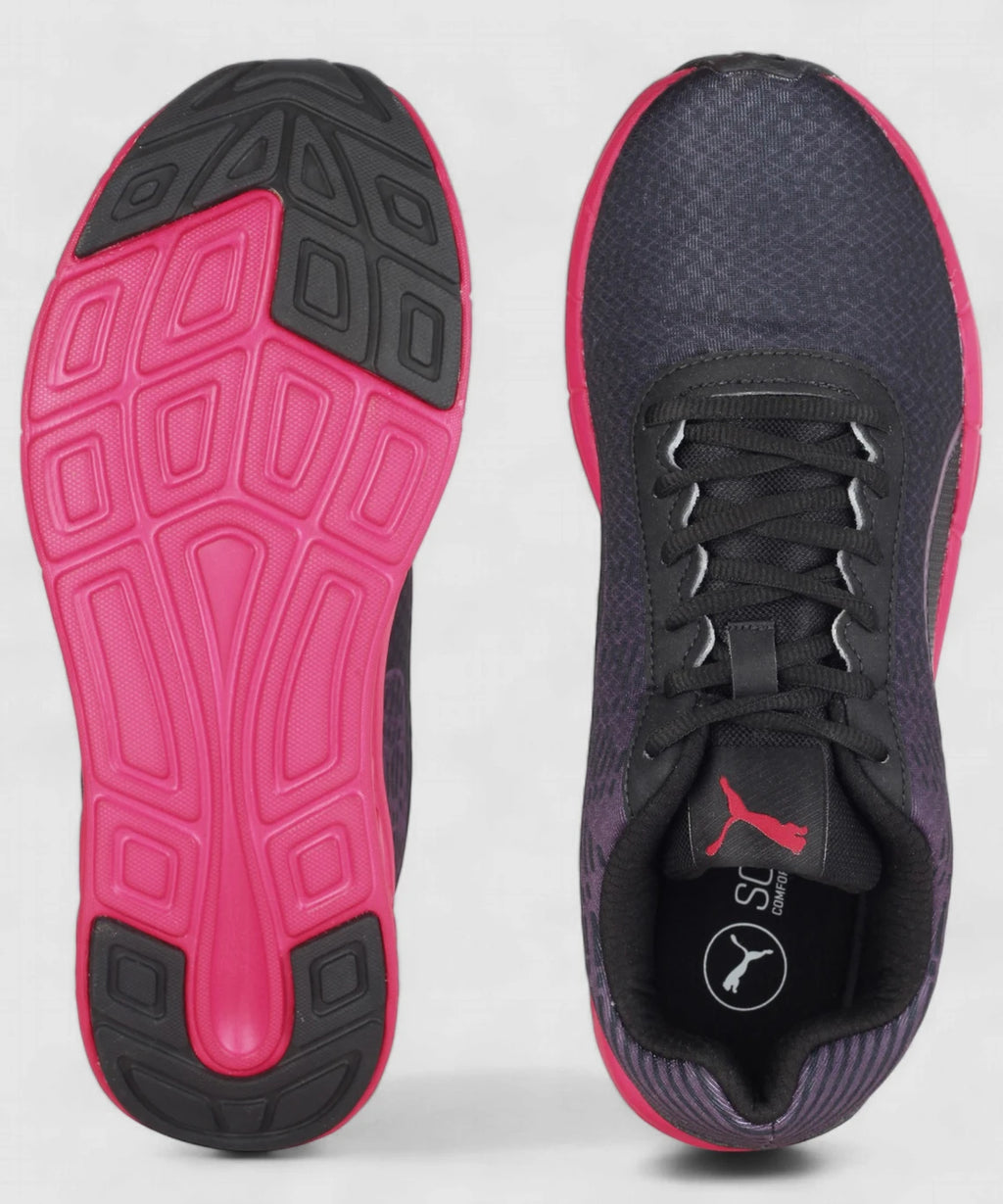 PUMA Comet Wn s IDP Running Shoes For Women (Black , 3 )