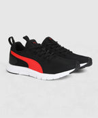 PUMA Flex Bar Sneakers For Men (Black , 9)