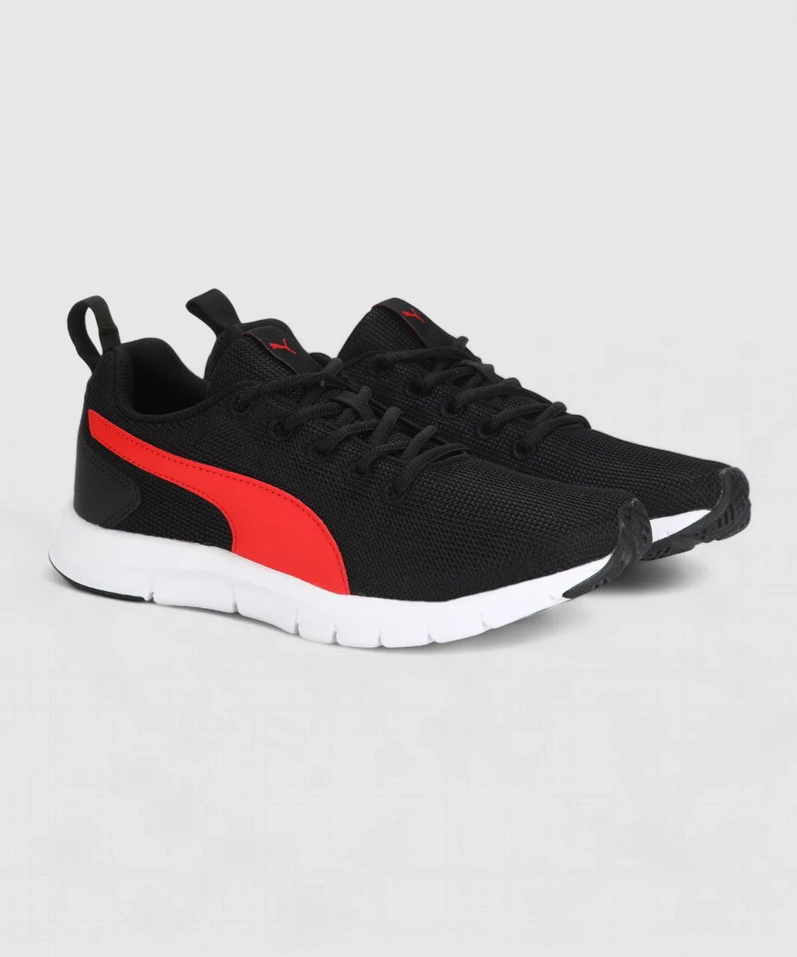 PUMA Flex Bar Sneakers For Men (Black , 9)