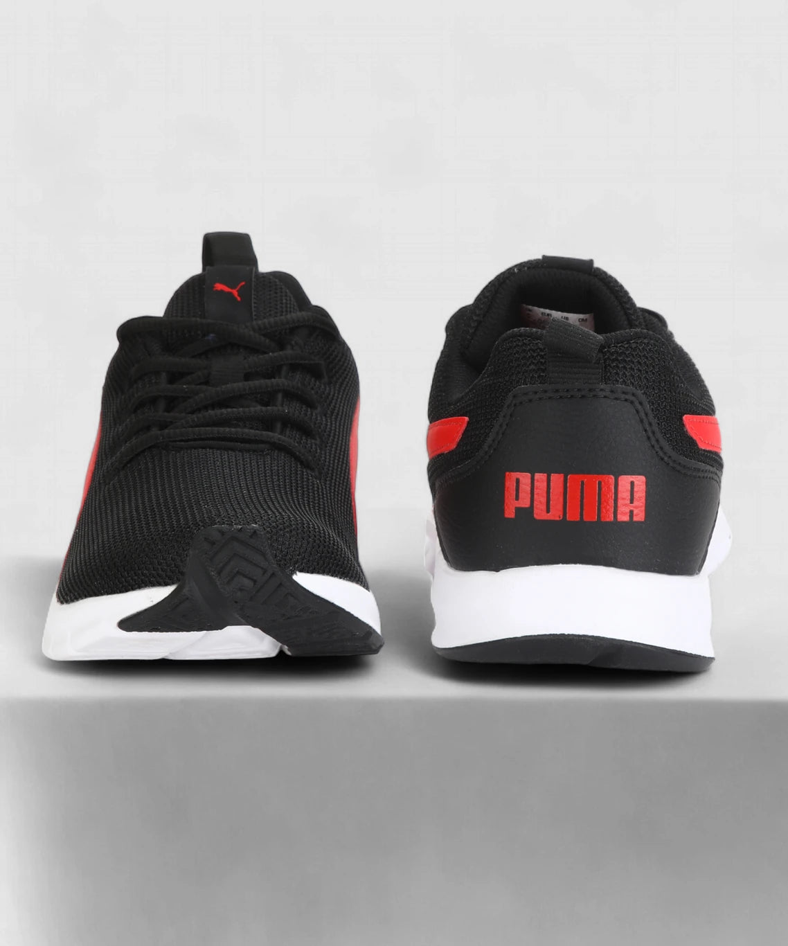 PUMA Flex Bar Sneakers For Men (Black , 9)