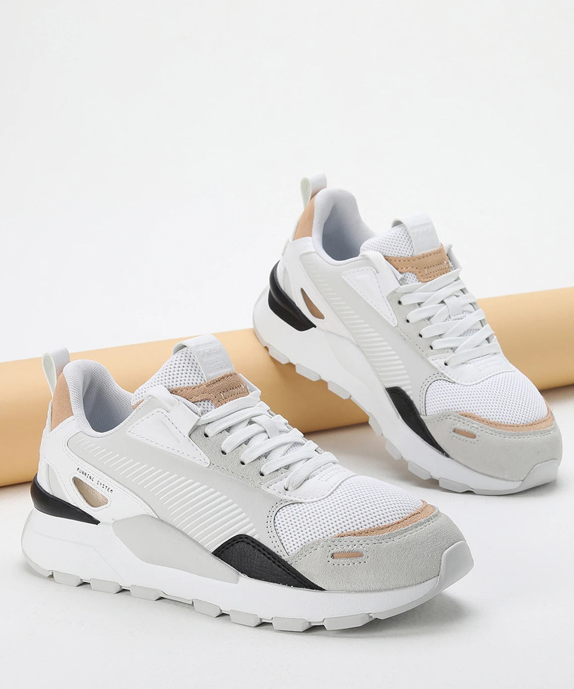 PUMA RS 3.0 Soft Wns Sneakers For Women (White , 3 UK)