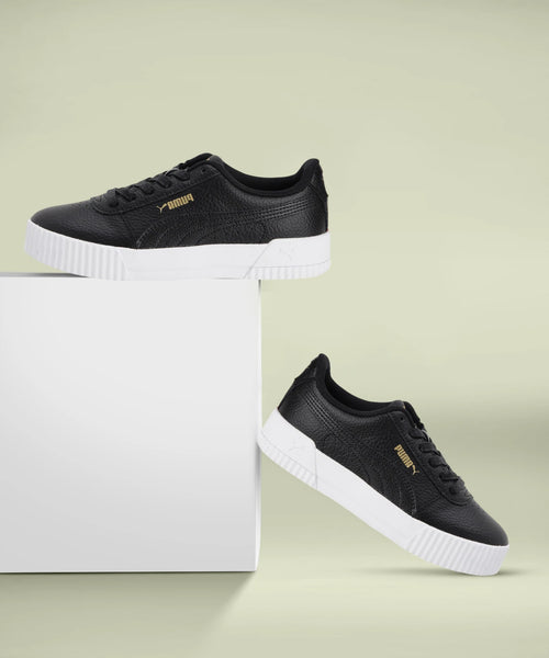 PUMA Carina Lux L Sneakers For Men (Black , 3)