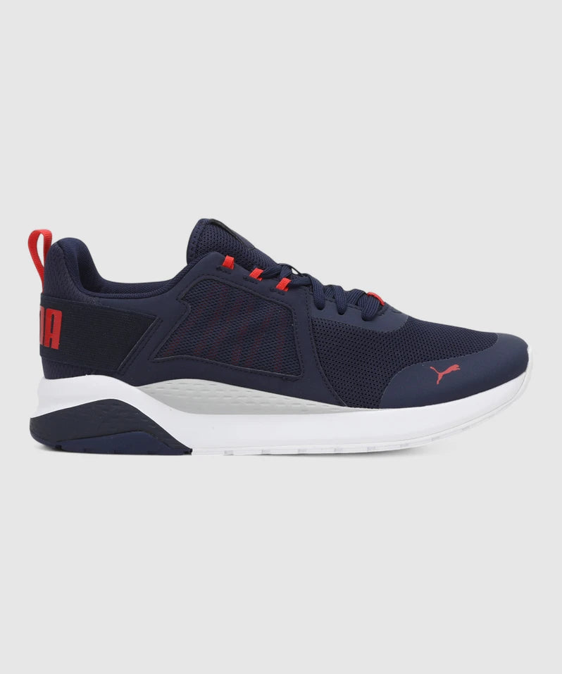 Puma Unisex-Adult Anzarun Peacoat-High Risk Red Sneaker - 11 UK