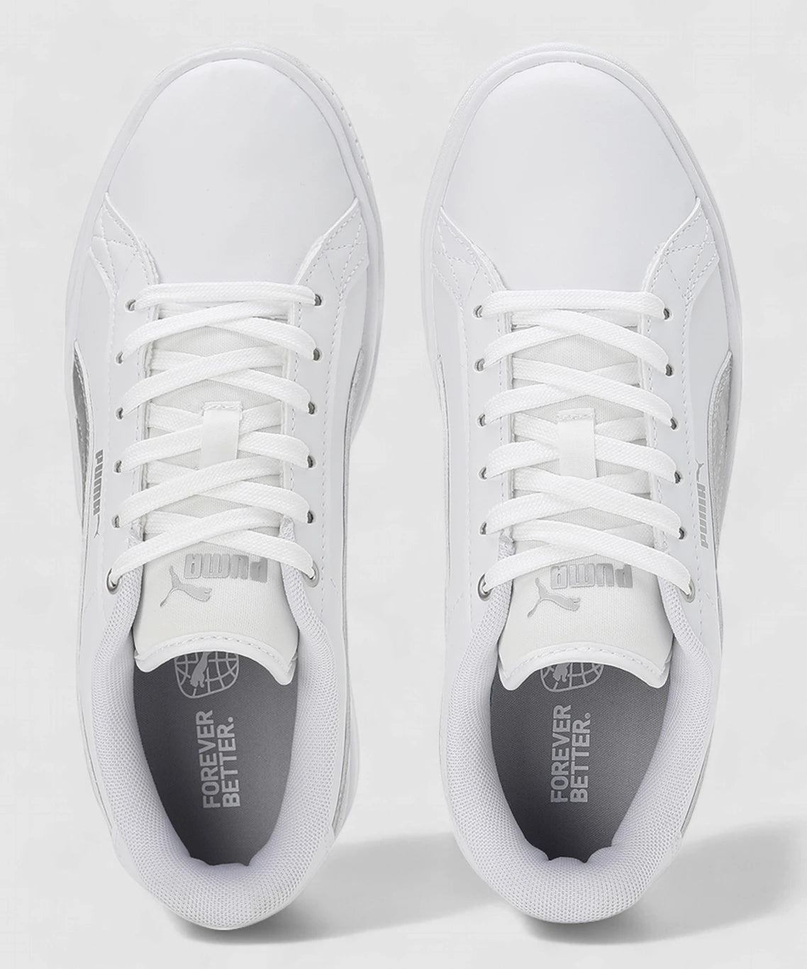 PUMA Karmen Space Metallics Casuals For Women (White , 5 UK)