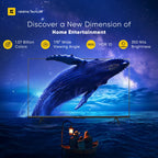 realme TechLife 140 cm (55 inch) QLED Ultra HD (4K) Smart Google TV with 5.0 with Dolby Atmos, and 40 W downfiring speaker (55UHDGQRVSAQ)