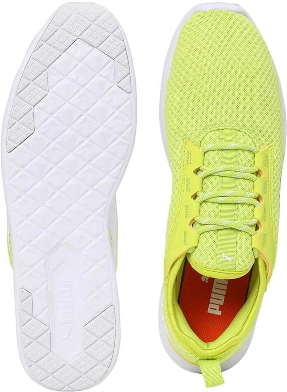 Puma Unisex St Trainer Evo V2 Nrgy Yellow-Puma White Sneakers - 10 UK