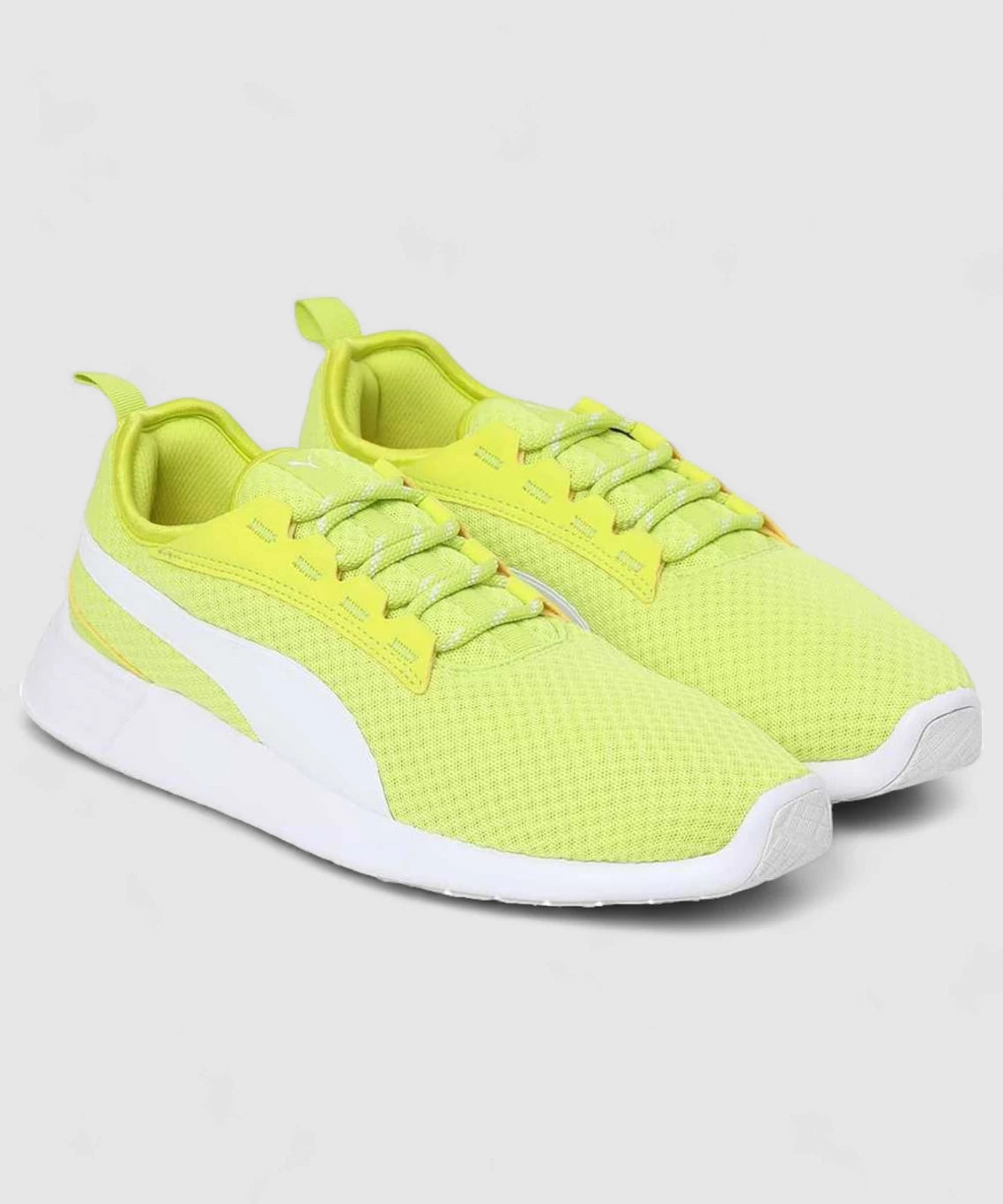 Puma Unisex St Trainer Evo V2 Nrgy Yellow-Puma White Sneakers - 10 UK