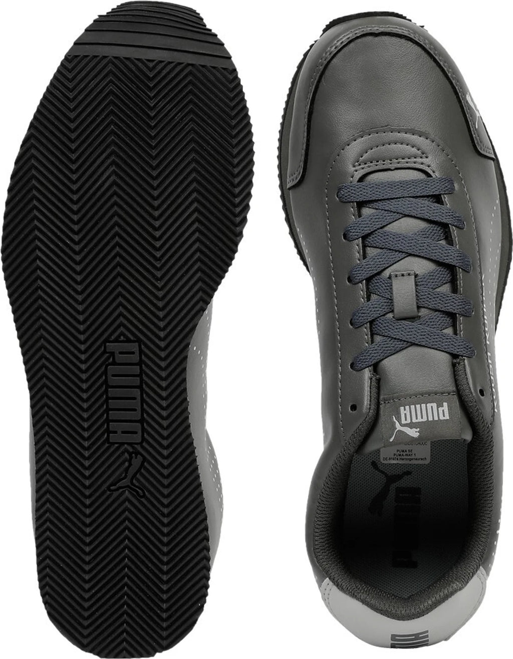 PUMA Roosh Runner v2 Walking Shoes For Men (Grey , 10)