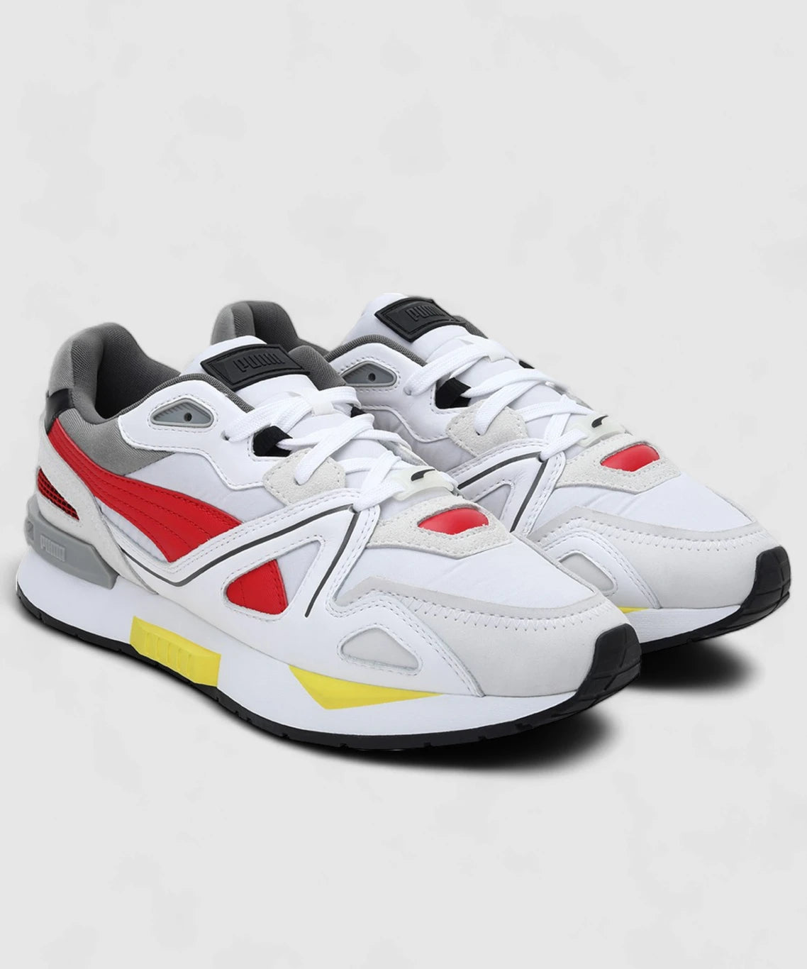 PUMA Ferrari Mirage Mox Sneakers For Men (Black-Smoked Pearl-White , 9  )
