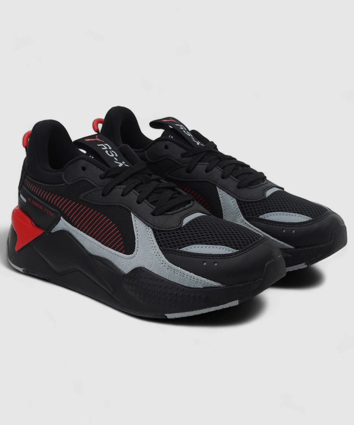 Puma RS-X Reinvention Schwarz High Risk Rot Unisex-Sneaker (Black , 3 )