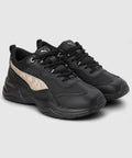 PUMA Cilia Space Metallics Casuals For Women (Black , 4)