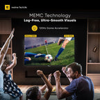 realme TechLife 109 cm (43 inch) QLED Ultra HD (4K) Smart Google TV with 5.0 with Dolby Atmos, and 40 W downfiring speaker (43UHDGQRVSAQ)