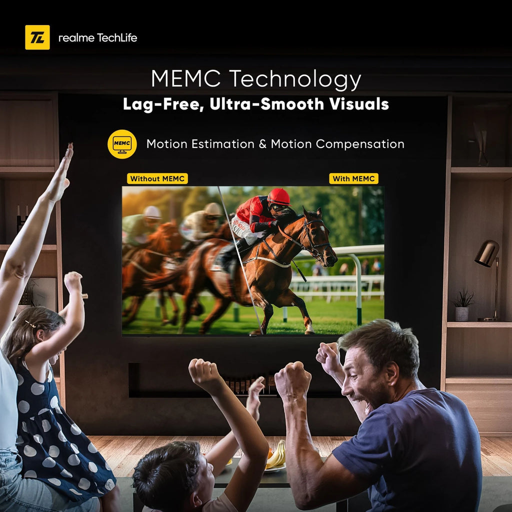 realme TechLife 164 cm (65 inch) Ultra HD (4K) LED Smart Google TV (65UHDGDRDDVB)