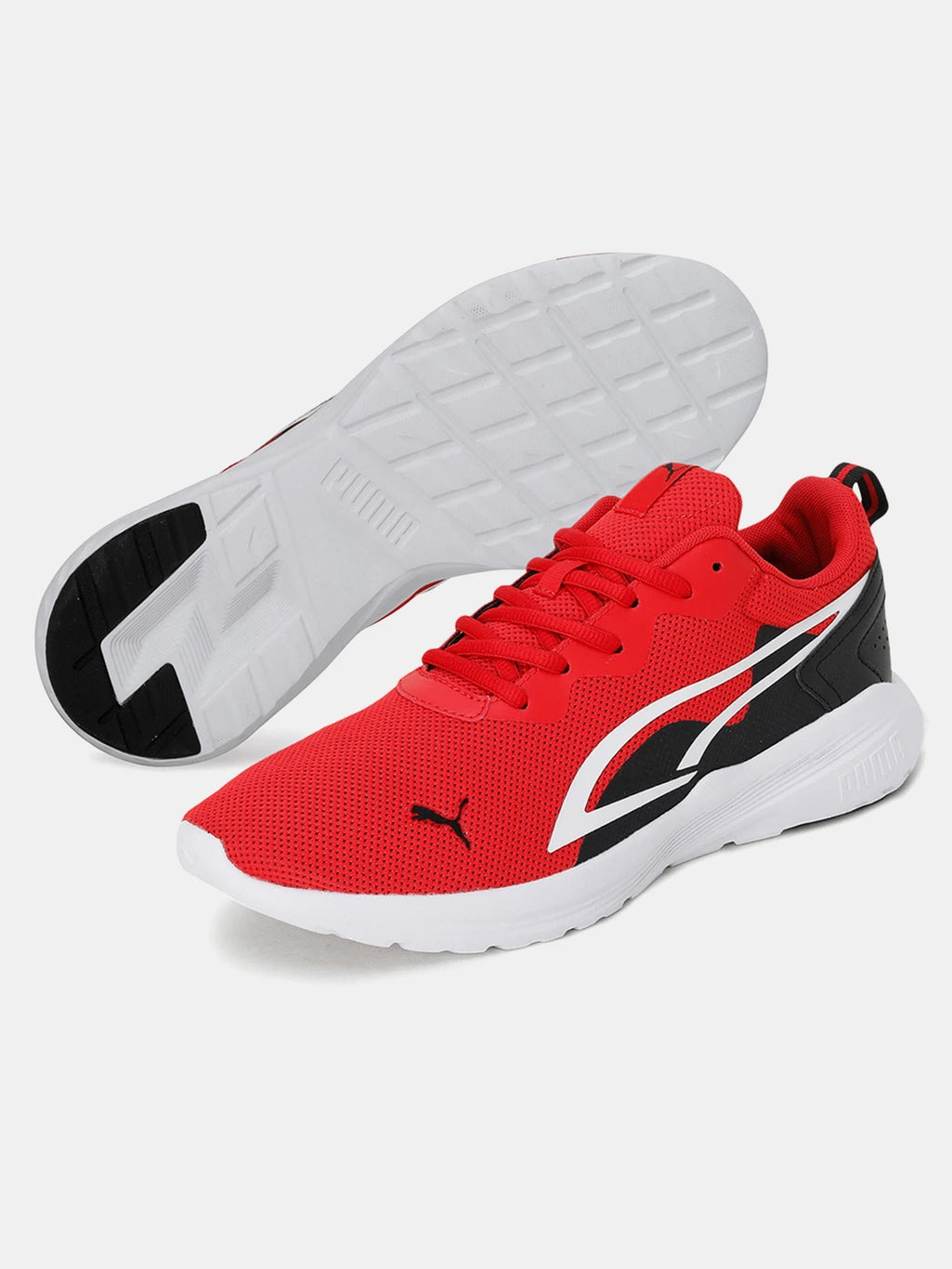 PUMA All-Day Active Sneakers For Men (Red , 11)