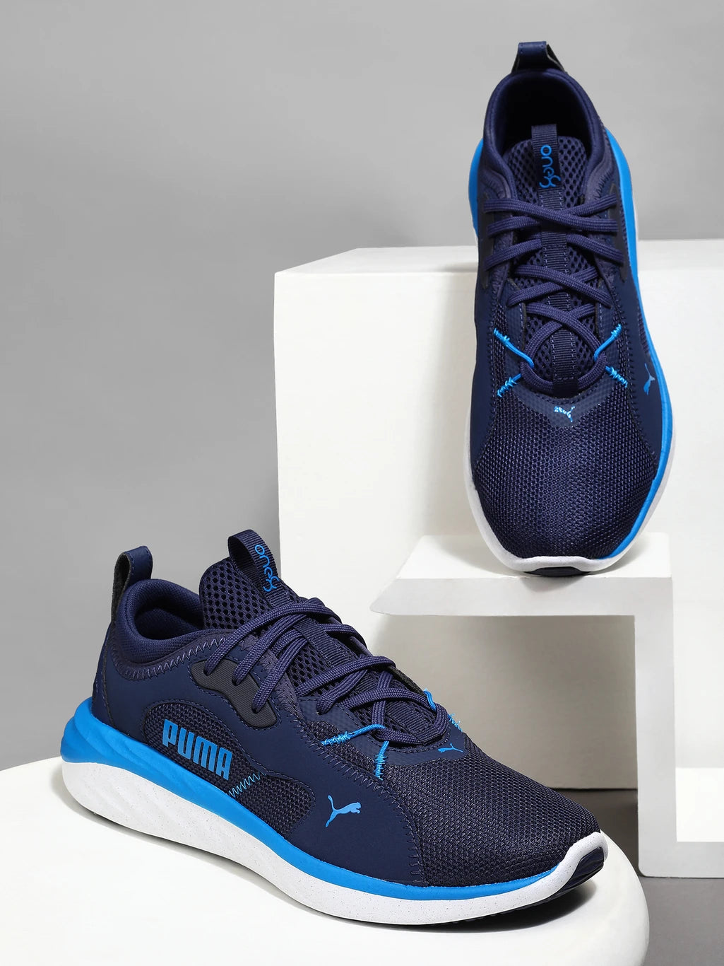 PUMA Better Foam Emerge Street One8 Running Shoes For Men (Peacoat-Future Blue , 11 )