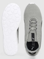 PUMA Shell Slipon IDP Walking Shoes For Men (White-Gray Violet-Black , 9)