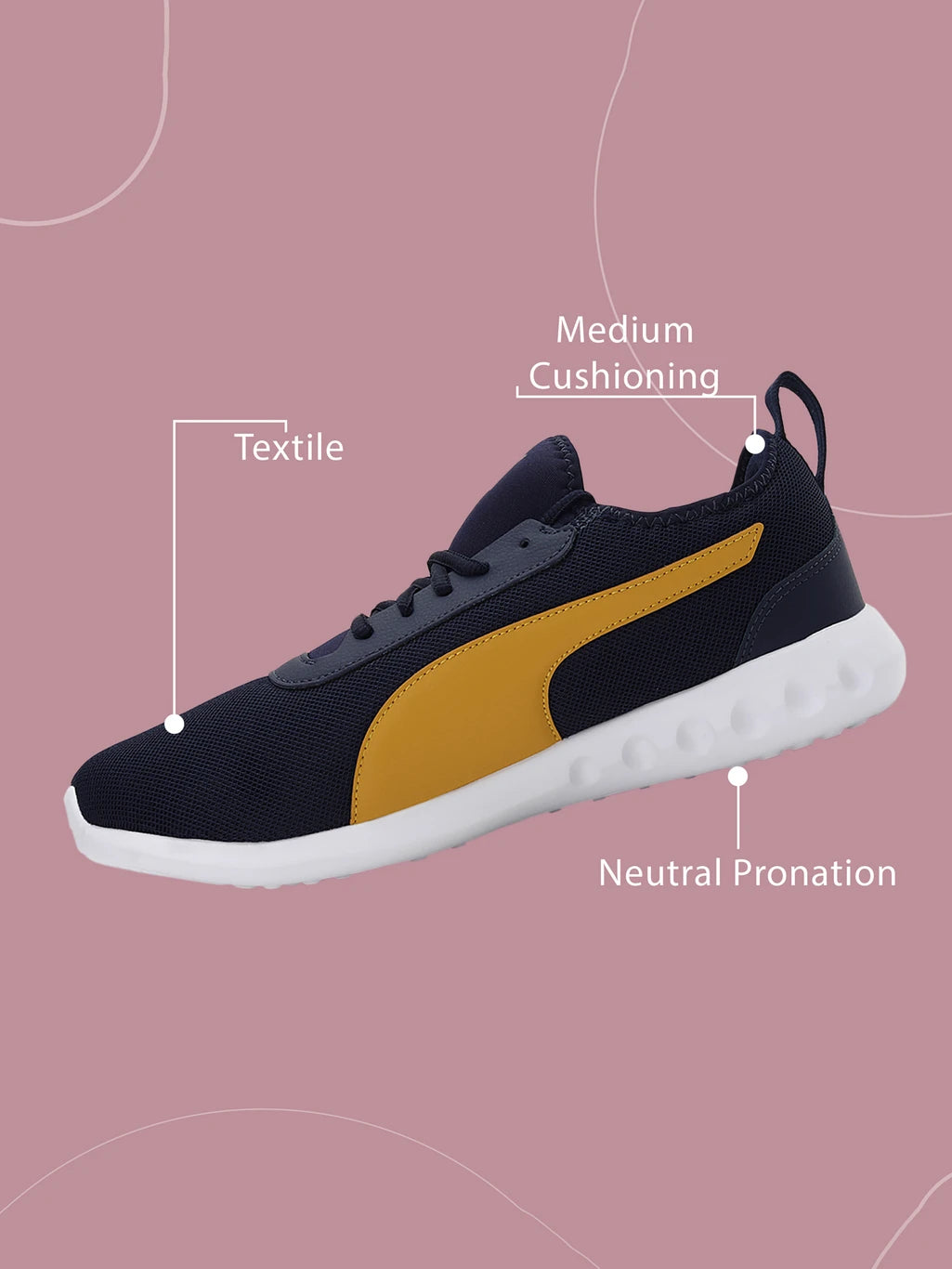 Puma Trace V2 IDP Walking Shoes For Men (Blue , 8)