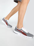 Puma Reflex Sneakers For Men ( White-Nimbus Cloud-Burnt Red  , 7 )