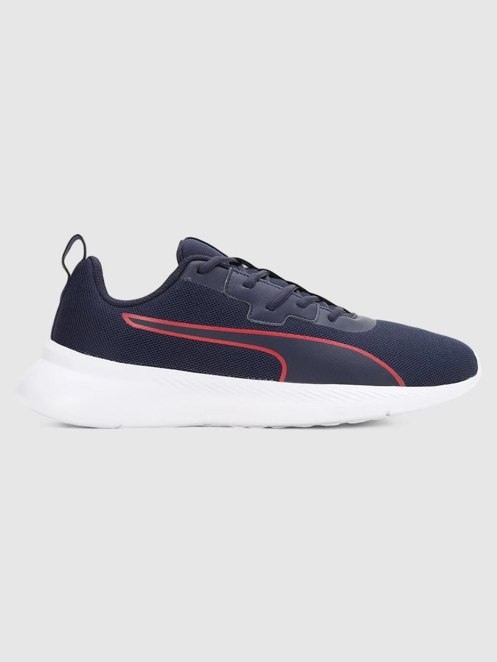 PUMA Walk Max Walking Shoes For Men (Navy-For All Time Red  , 10 )