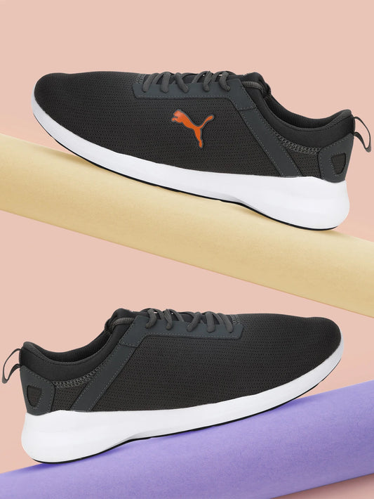 PUMA Starlight V2 IDP Sneakers For Men (Dark Shadow-Vibrant Orange   , 10 )