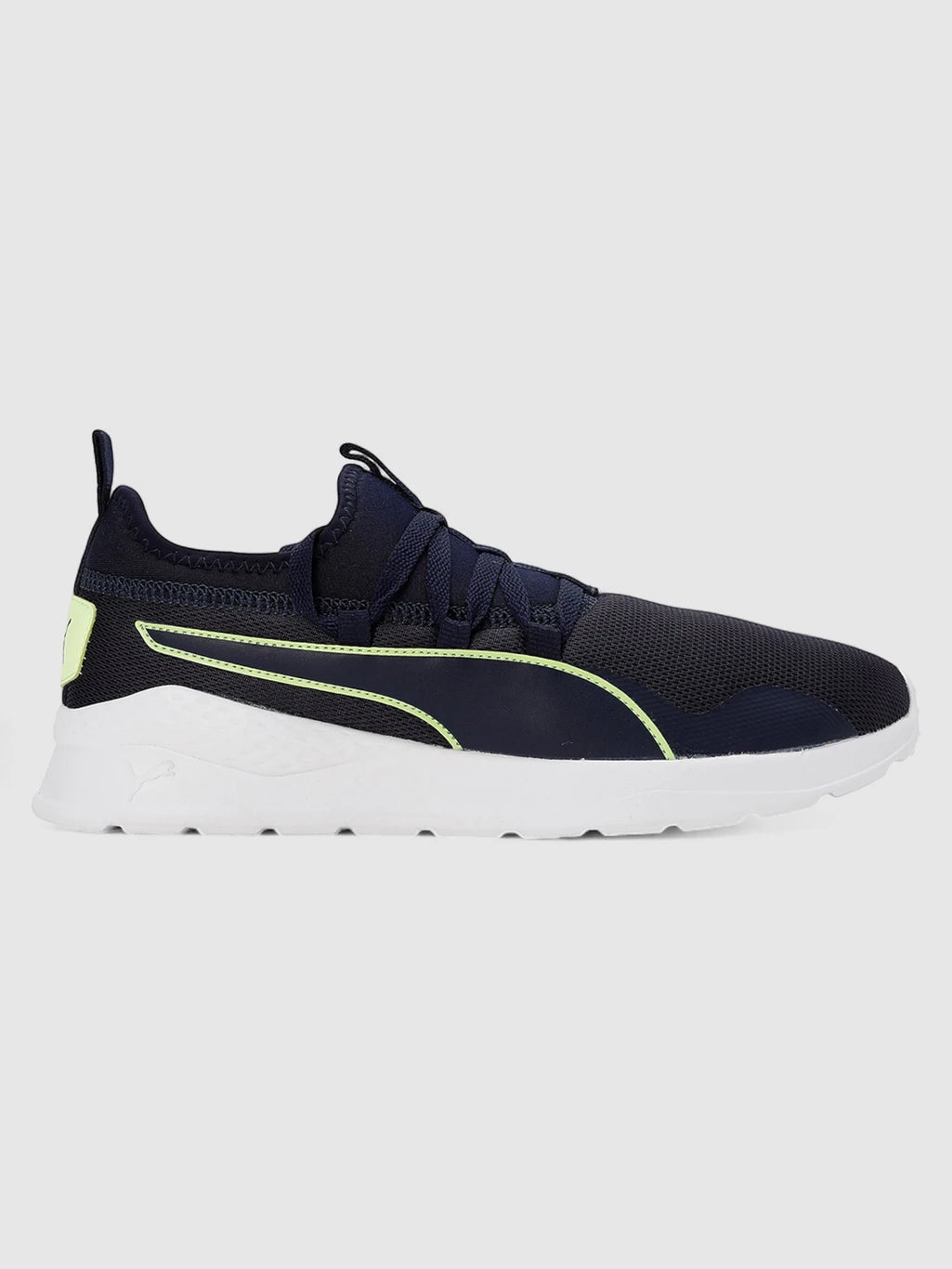 PUMA Manor V2 Sneakers For Men (Peacoat-Fizzy Apple , 9 UK)