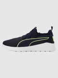 PUMA Manor V2 Sneakers For Men ( Peacoat-Fizzy Apple , 11 )
