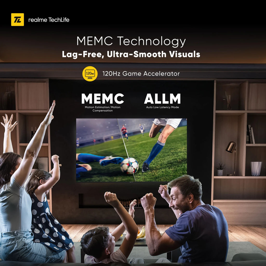 realme TechLife 164 cm (65 inch) QLED Ultra HD (4K) Smart Google TV (65UHDGQRDDVQ)