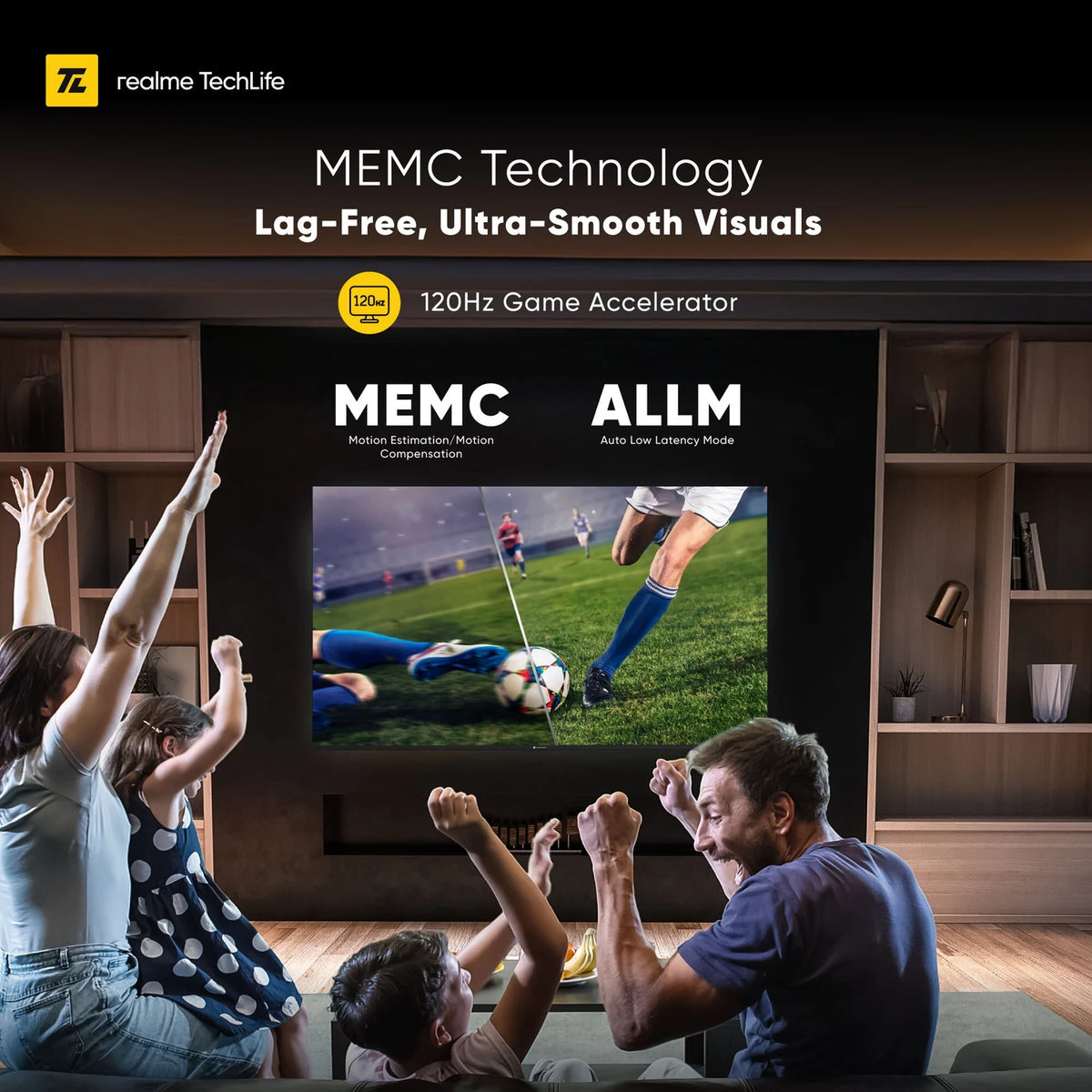 realme TechLife 164 cm (65 inch) QLED Ultra HD (4K) Smart Google TV (65UHDGQRDDVQ)