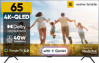 realme TechLife 164 cm (65 inch) QLED Ultra HD (4K) Smart Google TV (65UHDGQRDDVQ)