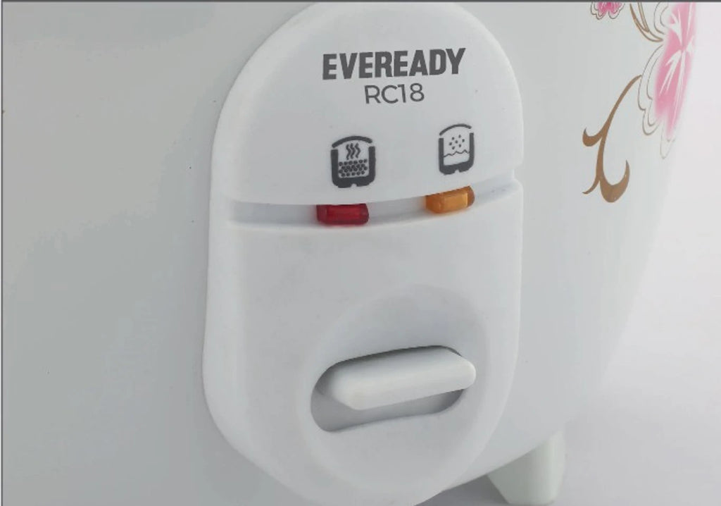 EVEREADY RC18 Electric Rice Cooker (1.8 L, White)