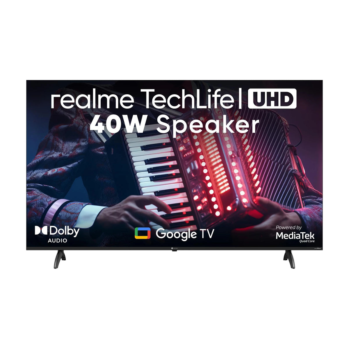 realme TechLife CineSonic 140 cm (55 inch) Ultra HD (4K) LED Smart Google TV (55UHDGDRWSXP)