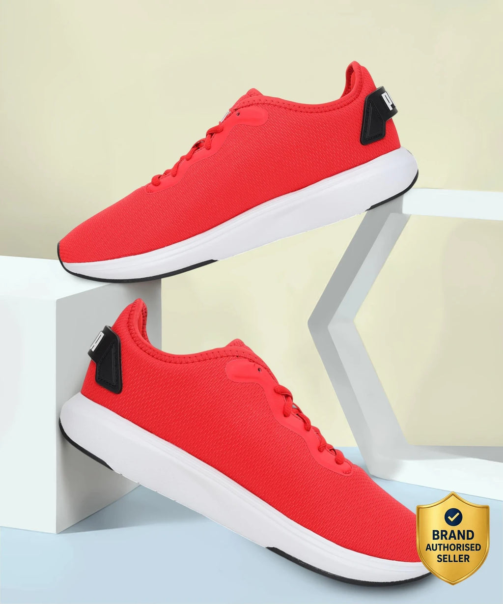 PUMA Softride Cruise Walking Shoes For Men (Red , 10 UK)